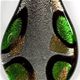LS011 - Large scoop glass foil pendant