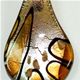 LS024 - Large scoop glass foil pendant