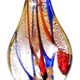 LS026 - Large scoop glass foil pendant