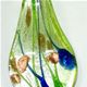 LS028 - Large scoop glass foil pendant