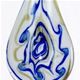 LS047 - Large scoop glass foil pendant