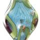 TS020 - Twisted scoop glass foil pendant