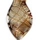TS032 - Twisted scoop glass foil pendant