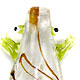 F002 - Frog glass foil pendant