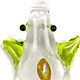 F009 - Frog glass foil pendant