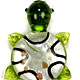 T007 - Turtle glass foil pendant
