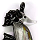 SH002 - Seahorse glass foil pendant