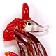 SH006 - Seahorse glass foil pendant
