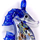 SH010 - Seahorse glass foil pendant