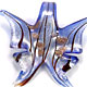 B003- Butterfly glass foil pendant