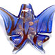 B005 - Butterfly glass foil pendant