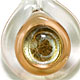 BE005 - Bullseye glass foil pendant