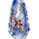 BL008 - Backward leaf glass foil pendant