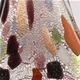 LS037 - Large scoop glass foil pendant