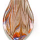SS004 - Small scoop glass foil pendant