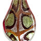 SS009 - Small scoop glass foil pendant