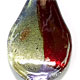 SS024 - Small scoop glass foil pendant