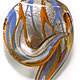 SW005 - Swirl glass foil pendant