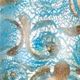 XLS010 - Extra large scoop glass foil pendant
