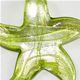 SF001- Starfish glass foil pendant