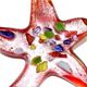 SF009- Starfish glass foil pendant