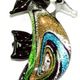 SH013 - Seahorse glass foil pendant