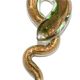 SNA010 - Snake glass foil pendant