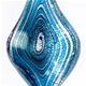 TS024 - Twisted scoop glass foil pendant