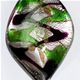 TS034 - Twisted scoop glass foil pendant