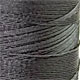 Dark grey silk cord