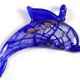 D009- Dolphin glass foil pendant