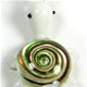 T006- Turtle glass foil pendant
