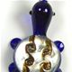 T008- Turtle glass foil pendant