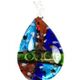 ATD001-Glass Foil Abstract Teardrop