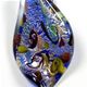 TS010 - Twisted scoop glass foil pendant