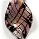 TS011 - Twisted scoop glass foil pendant