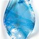 TS029 - Twisted scoop glass foil pendant